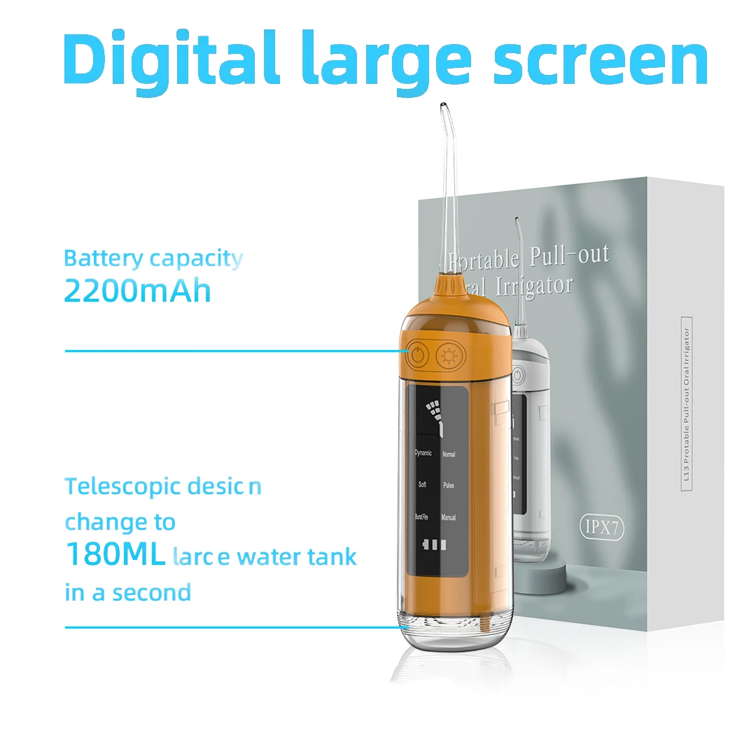 Dental Cleaner Oral Irrigator Water Flosser Oral Irrigator Protable Water Flosser Teeth Whitening Dental Jet Pick Mouth Washing Machine Pulse Dentistry Tools Cleaner USB