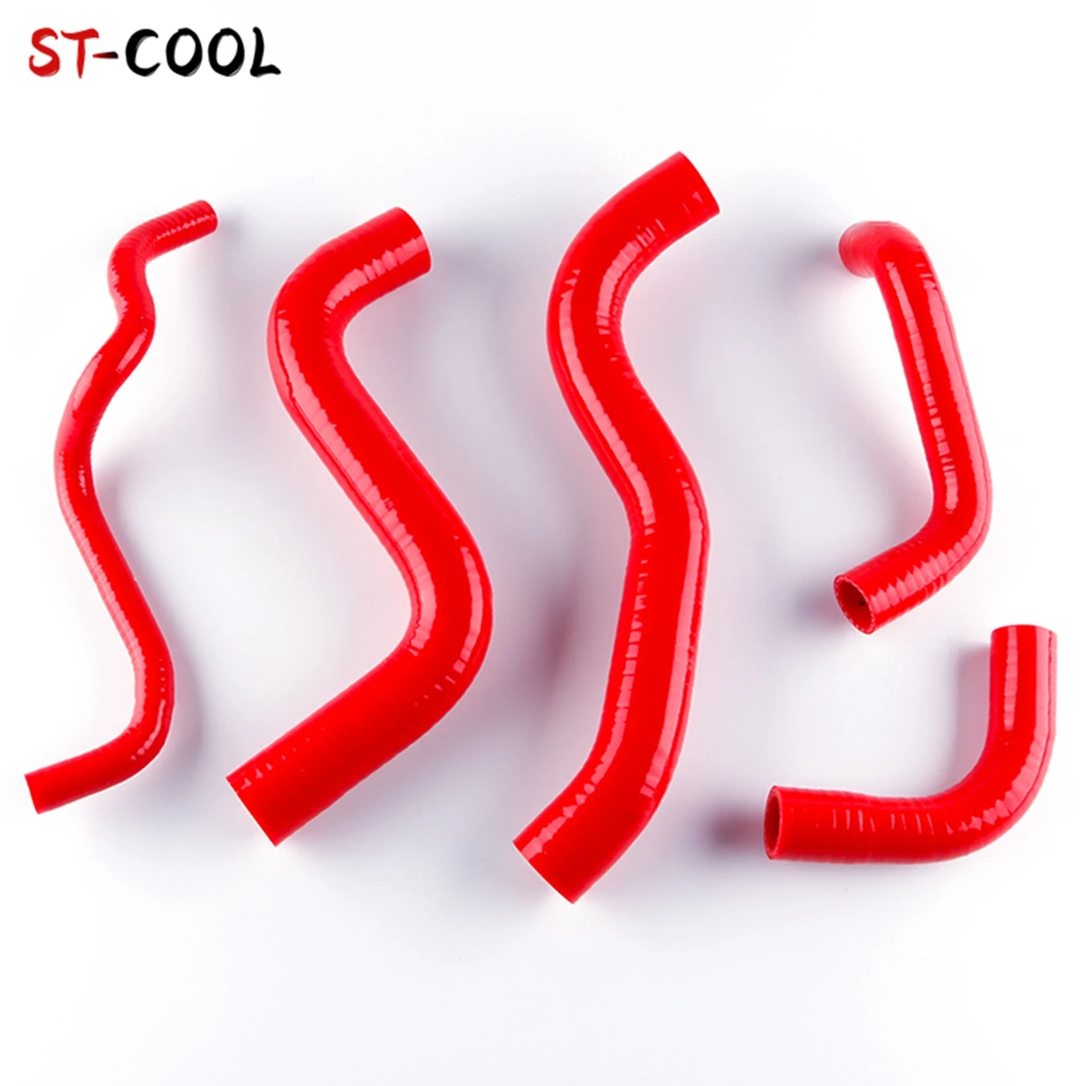 For Suzuki GSF 1250 S Bandit 1250S 2008 2009 Silicone Radiator Hoses Coolant Tube Pipe Kit 5Pcs 10 Colors