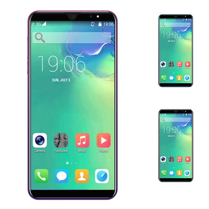 Смартфон P33 Plus 5 8 дюйма двухъядерный Процессор MTK6572 512 МБ + 4 Гб ОЗУ две карты памяти