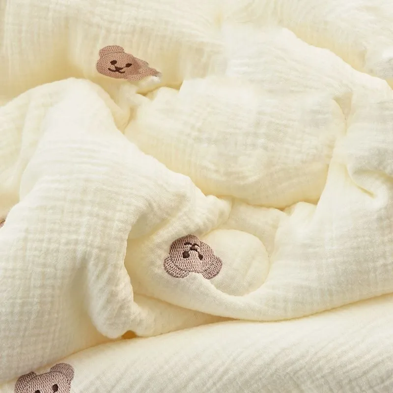 Newborn Baby Quilt Cover Cotton Soft Skin-friendly Breathable Baby Sleep Cartoon Printing Quilt Protector Kindergarten Bedding