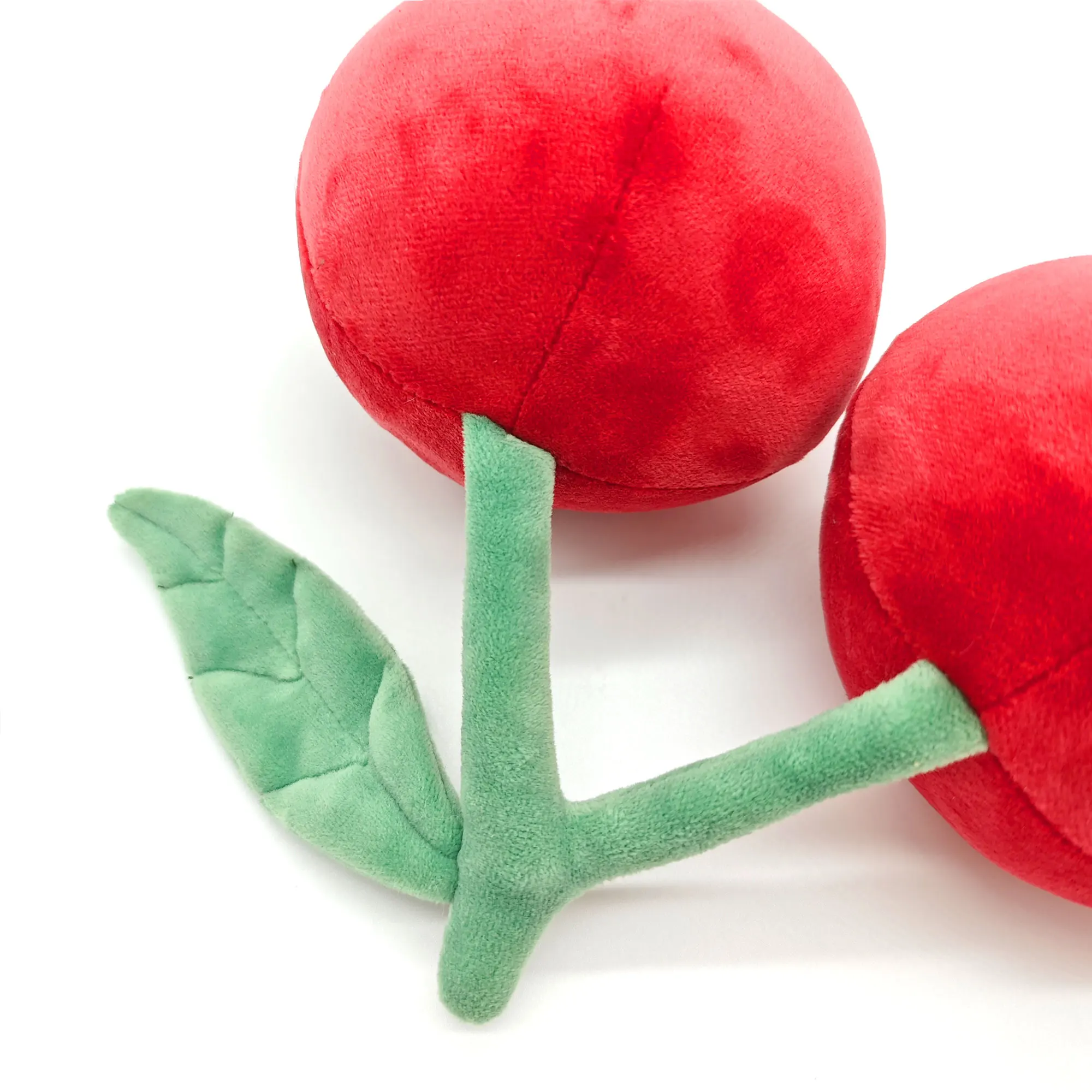 Basket of fruit simulation fruit plush toys apple banana raspberry idyllic style ornaments soft pillow, event party dolls 6