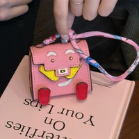 Mini petit sac à main en cuir PU, sac pendentif de décoration pour Airpods 4 3 2 Pro 2 pour Galaxy Buds 3 3Pro 2 2Pro/Buds FE, étui pour écouteurs 4
