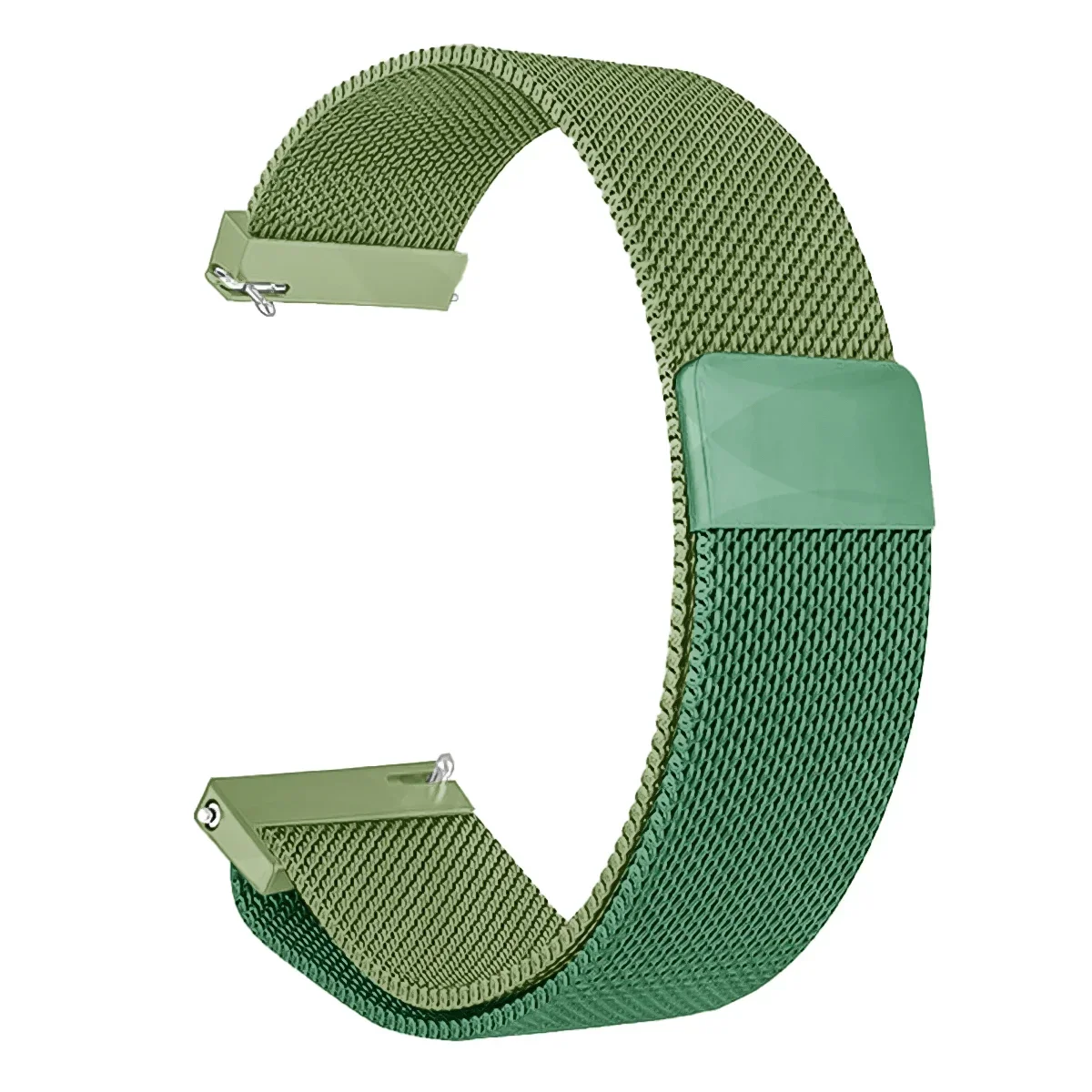 Stylish Magnetic Metal Milanese Loop Strap Bracelet, 22mm/20mm Band