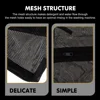 8 Pcs Clothing Black Laundry Bag Travel Bags Mesh Dryer Polyester for Washing Machine 5