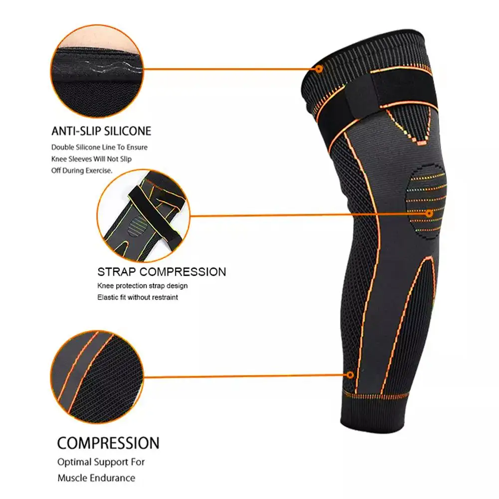 Sports Kneepad Pressurized Elastic Knee Pads for Joint Pain Support Tourmaline Acupressure Self Heating Knee Sleeve Brace