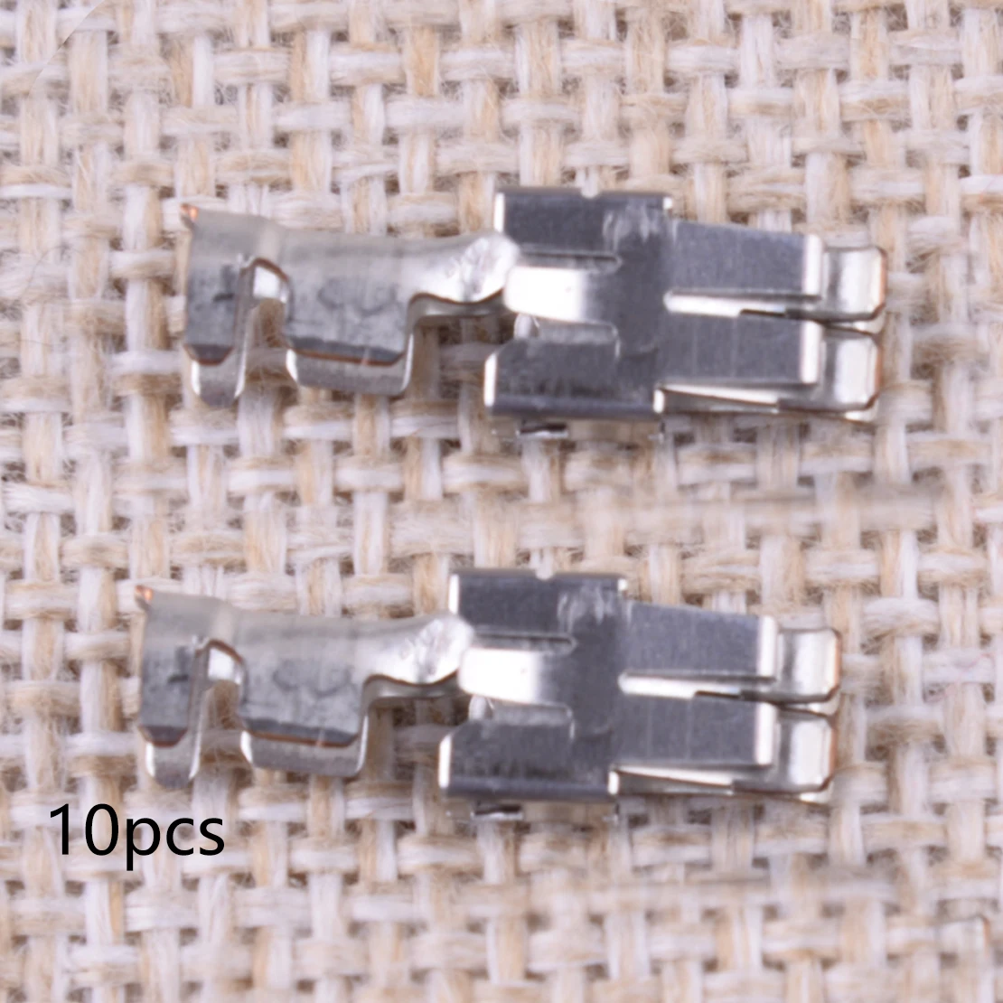 Car Female Fuse Terminal 4.8mm 10Pcs N90732603 N90732703 N90696603 Silver Copper