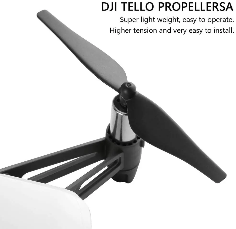 Drone Propeller Drone Propellers Drone Propeller Blades Propeller Replacement Parts 4Pcs Original DJI TELLO Propeller Tello Part 2 Quick-release Propellers for RYZE TELLO EDU Drone Accessories Replacement Parts