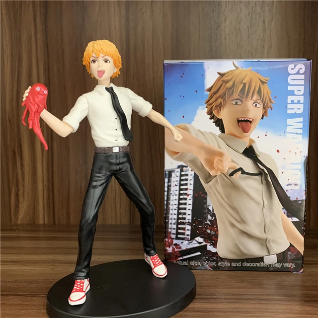 Anime Chainsaw Man Action Figure Stand  Chainsaw Man Makima Denji - Anime  Man Figure - Aliexpress