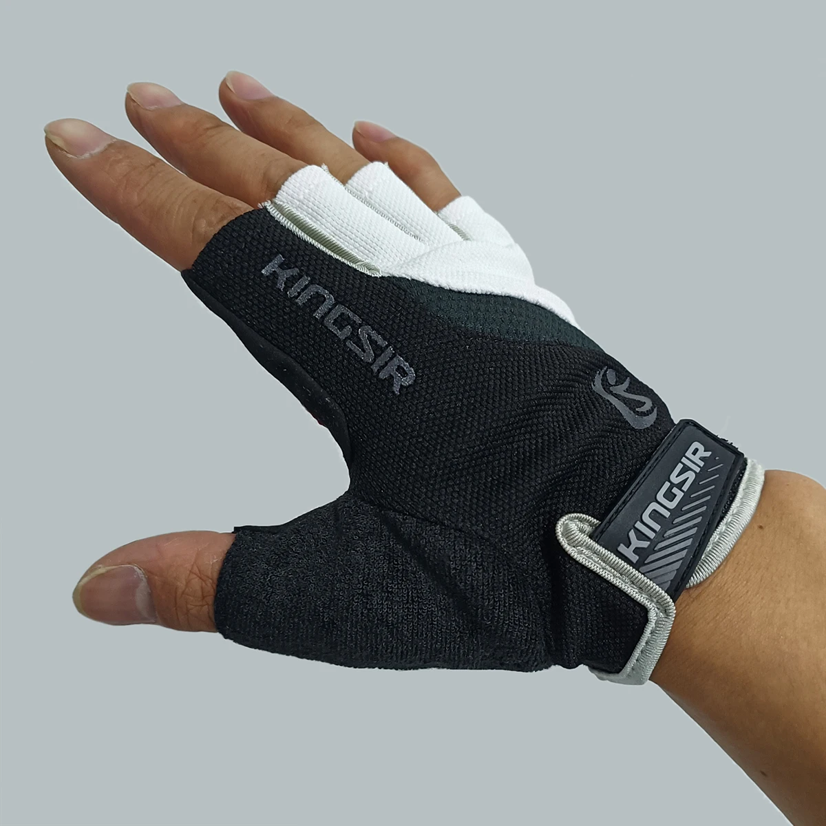 Kingsir MTB Mountain Bike Cycling Gloves Racing Shockproof men women XXL luvas para ciclismo mtb Bicycle Half Finger Gloves Gel 4