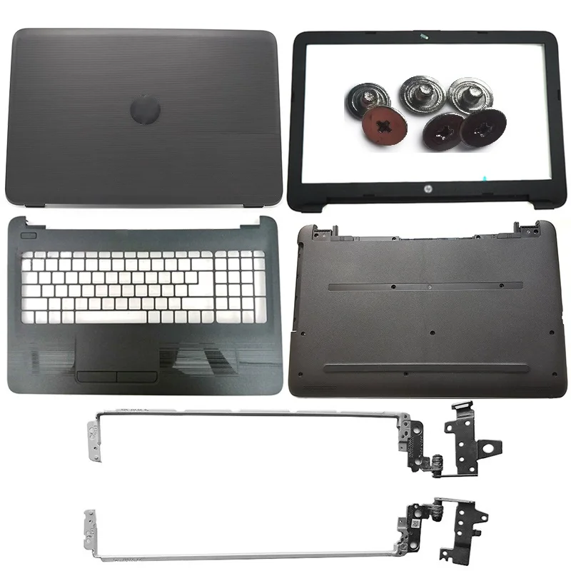 

NEW For HP 15-AY 15-BA 15-BD Series Laptop LCD Back Cover/Front Bezel/Hinges/Palmrest/Bottom Case 859511-001 855027-001