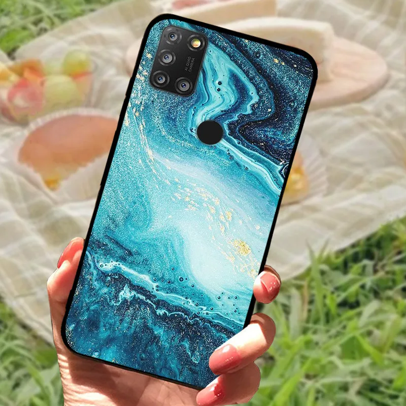 Elegant Marble Silicon Phone Case with Soft Bumper Protection