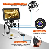 TOMLOV DM9 7" LCD Digital Microscope Camera 1200x Magnification Handheld Microscopio Video Recorder 1080P Scope Soldering Tool 2