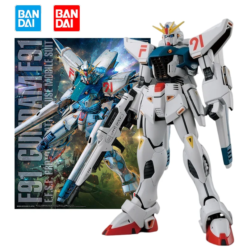 

Набор моделей Bandai MG 1/100 MG201 Gundam F91 Ver.2.0 аниме экшн-истребитель сборные модели Коллекционная оригинальная коробка игрушка для детей