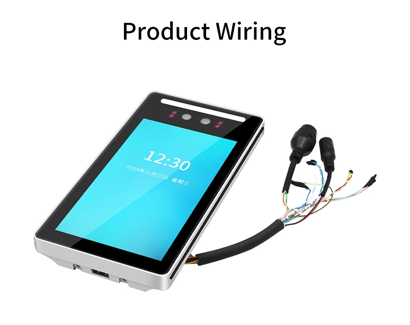 Asia Teco 7 inch 5000user Tuya APP TCP/IP WIFI Dynamic Face Recognition Access C
