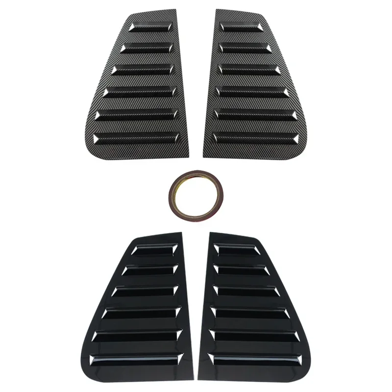 자동차 후면 윈도우 셔터 커버 트림, 윈도우 루버 사이드 벤트 트림, VW 골프 4 MK4 1997-2006 액세서리, 2 개