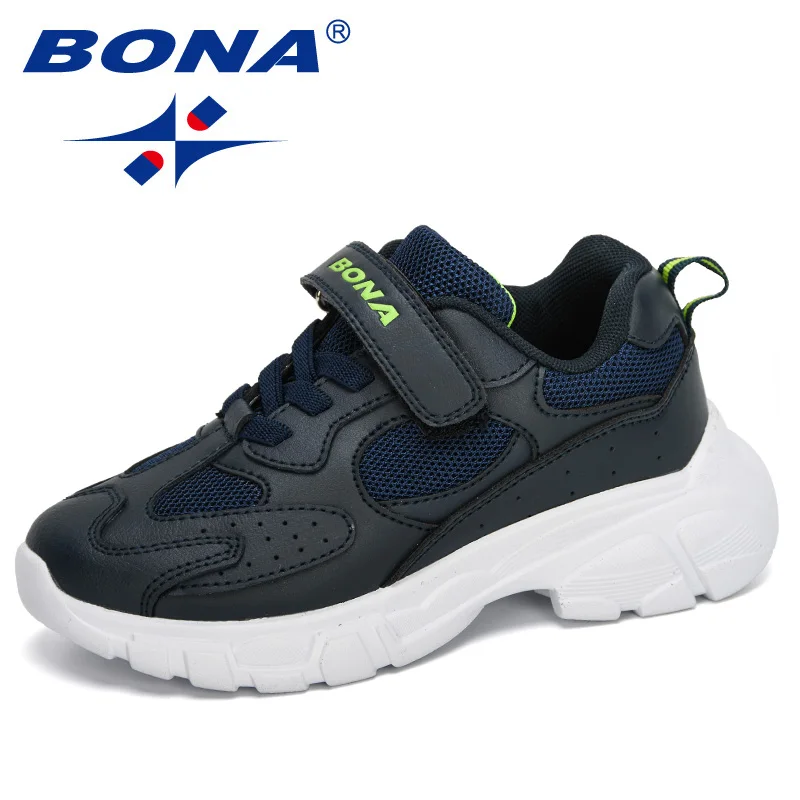 

BONA 2022 New Designers Child Sneakers Casual Shoes Outdoor Running Shoes Trainers Children Chaussure Sport Footwear Comfortable