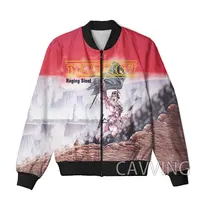New Fashion Women/Men's 3D Print  DEATH ROW  Zipper Bomber Jackets Men Overcoat Mens Coat Zip Up Jackets 2