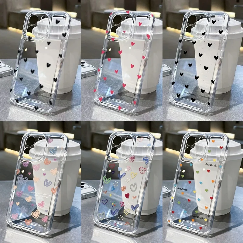 Vibrant Love Heart Silicone Phone Case