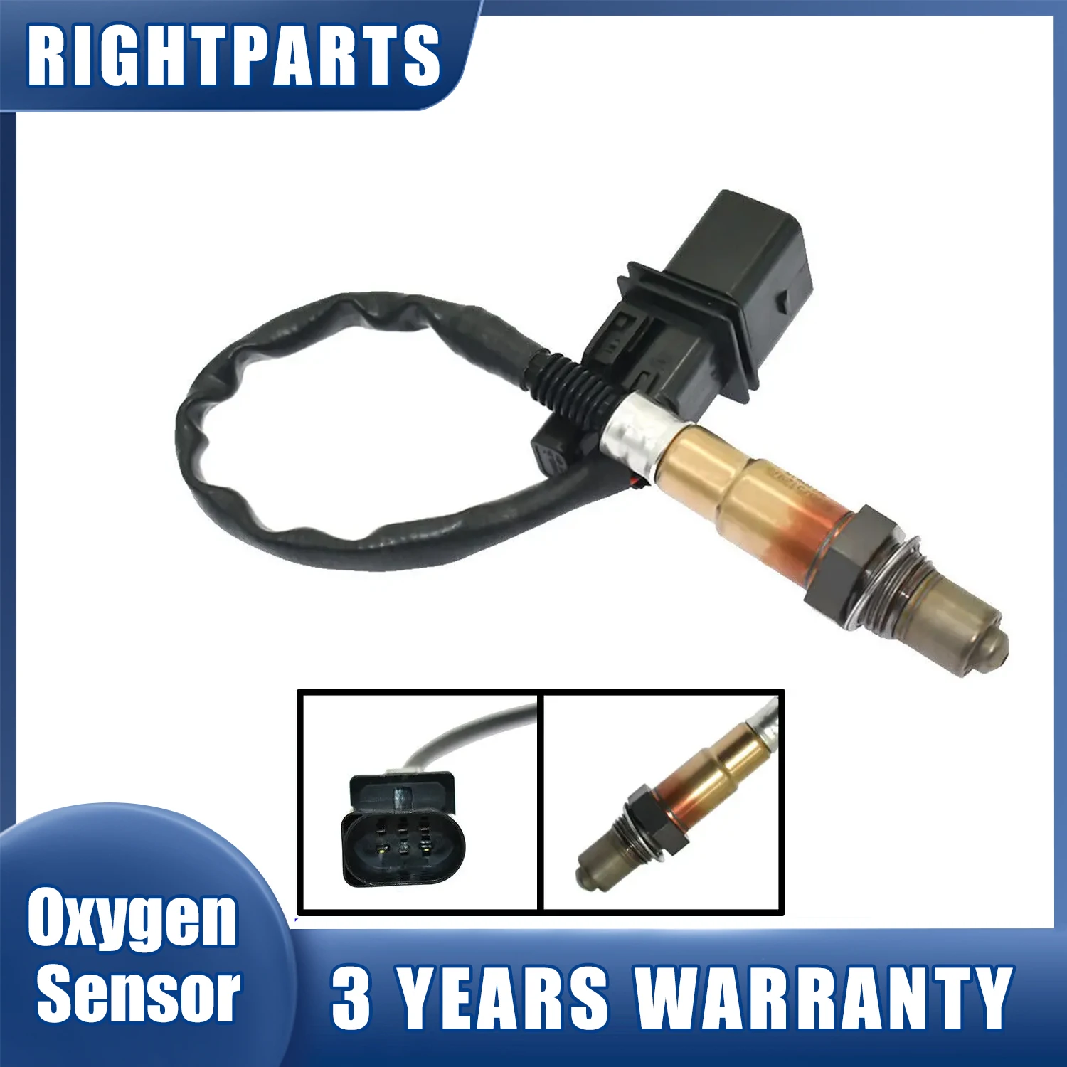 

RIGHTPARTS Lambda Oxygen Sensor 11787512975 0258007142 For BMW 3 Series E46 X3 E83 Z4 E85 For BMW Car Sensor Auto Accessories