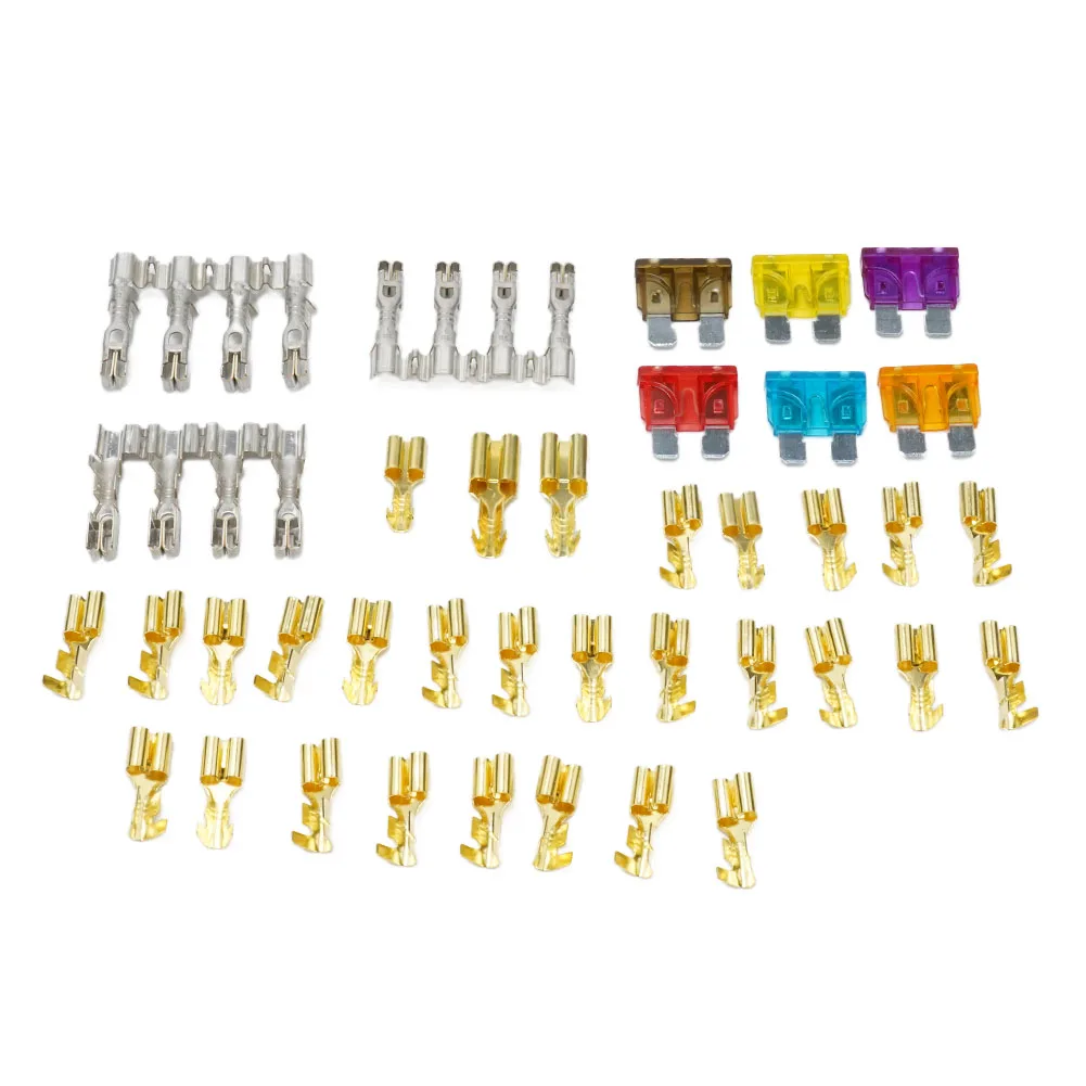 

Bracket Box Relay 4X4 Off-road For Jeep SUV UTV 40A 6 Way ATO/ATC Fuses Fuse Holder Plastic Spade Terminals 12V