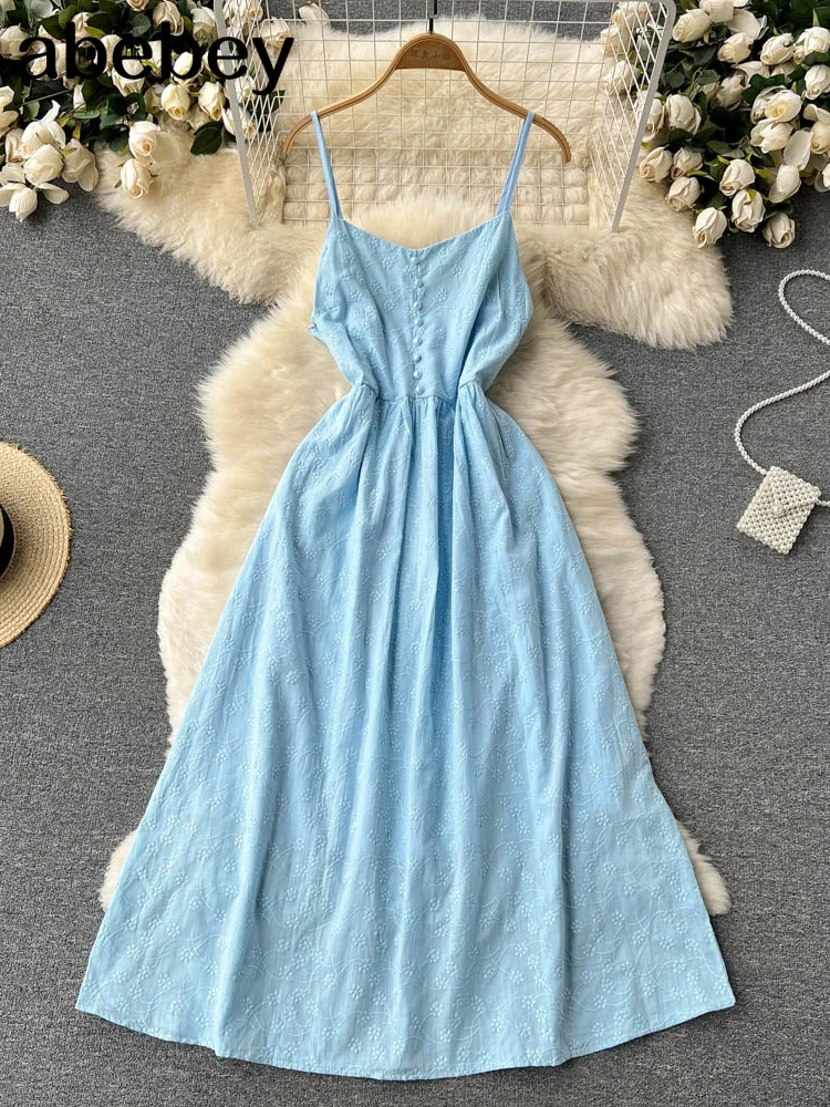 White Dress Length Cotton Ruffle White Cotton Dresses Summer Cotton