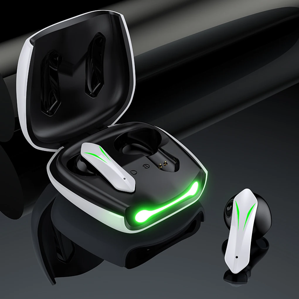 

Mobile Phone Game Wireless Breathing Light Earphone Anti-inference Low Latency Bluetooth-compatible Headset Rechargeable
