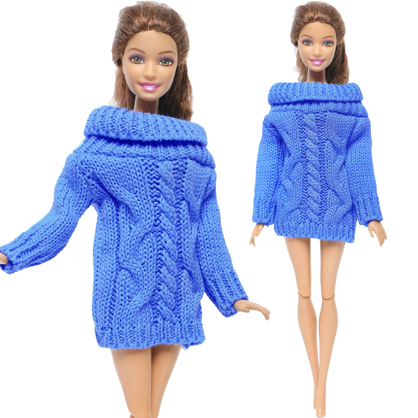 High Quality Doll Sweater for Barbie Doll Mixed Color Elegant Lady Dress  Casual Daily Wear Outfit 12'' Clothes Accessories Toy - AliExpress