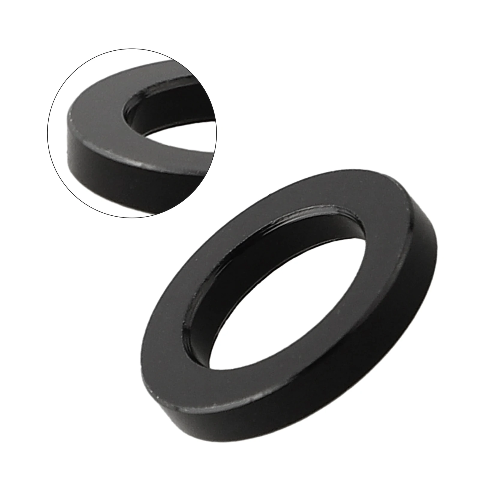Fahrrad Steckachse Unterlegscheibe M12x3/7,5mm M15x0,2/5mm Aluminium Legierung Hub Achse Flache/konische Unterlegscheiben Fahrrad Naben Zubehör – Detail 10