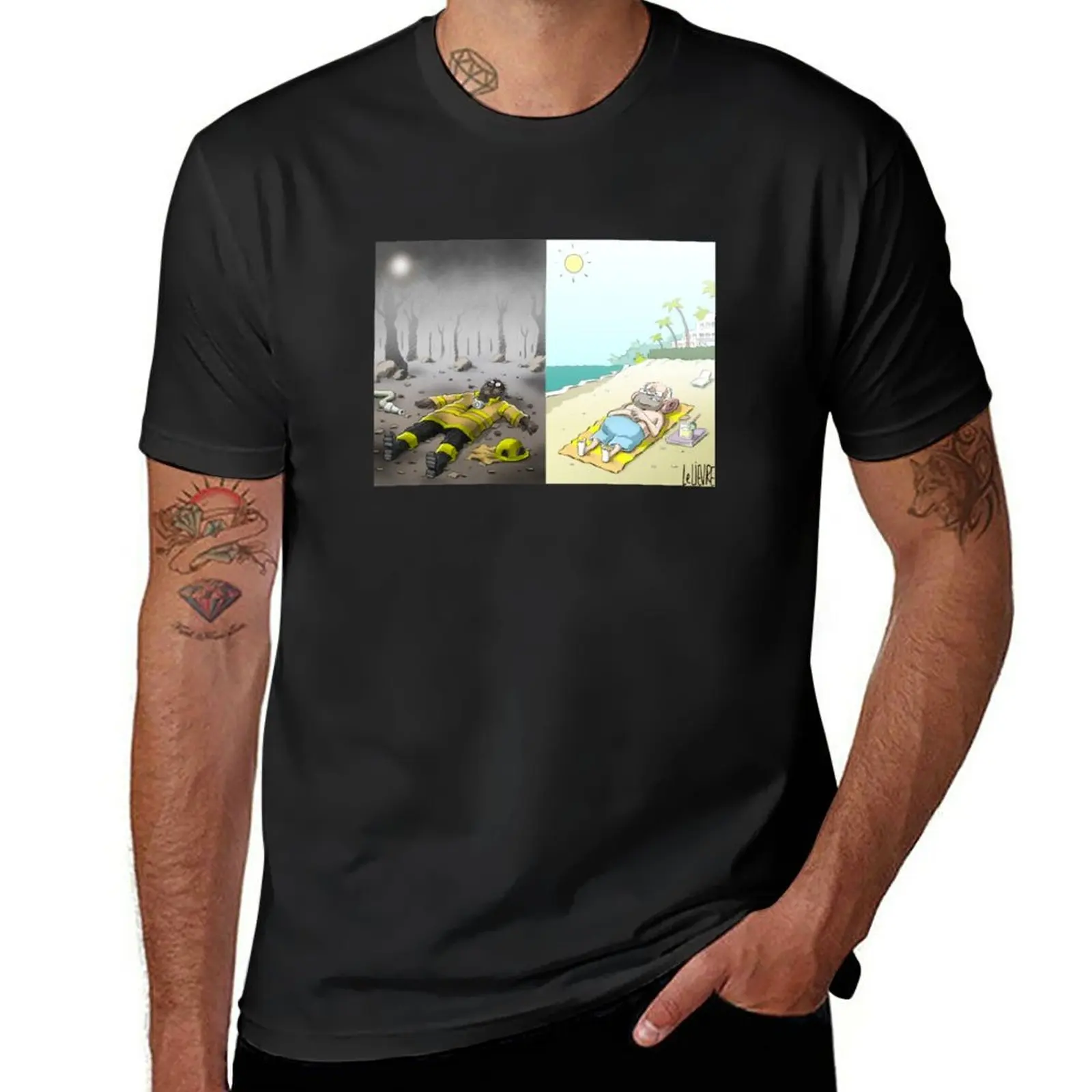 

Flat out T-Shirt boys whites funnys Short sleeve tee korean fashion mens white t shirts
