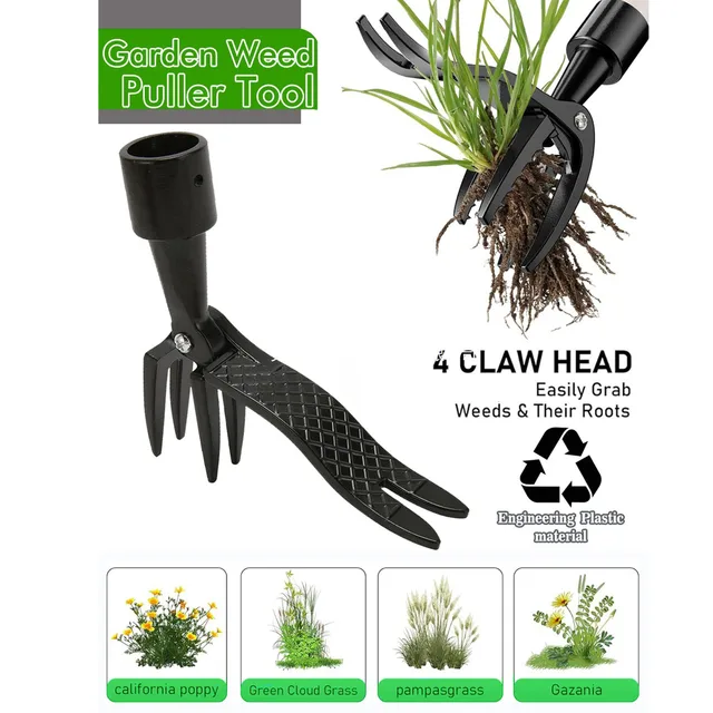 Vertical Weed Eater Metal Weed Eater Head Garden Lawn Root Remover Manual Vertical Weeding Shovel 6