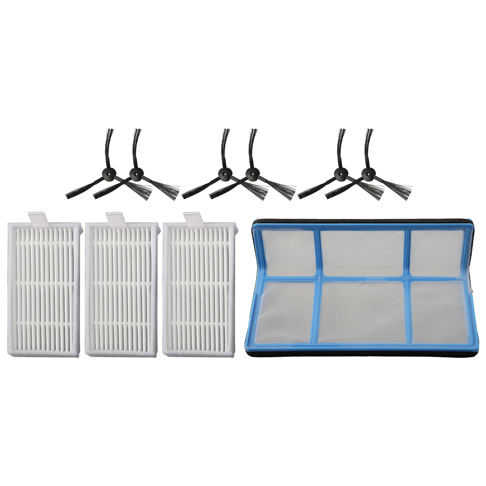 

Filter Side Brush Vacuum Cleaner 10pcs For ZACO Home Appliance Primary Filter Replacement V3 V3s V5 V5s V5s Pro