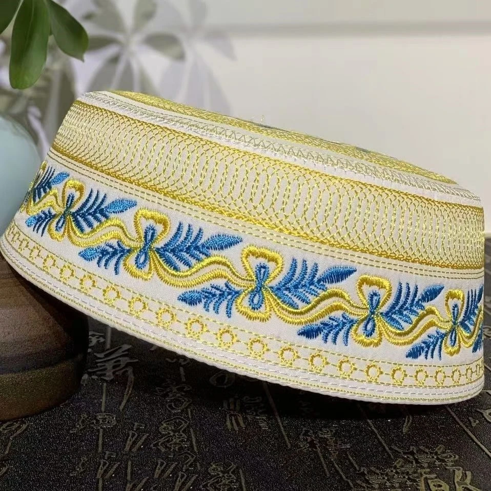 Muslim Caps For Men Chidren Colthing Freeshipping Prayer Hat Kufi Islamic Kippah Hijab Saudi Arabia Jewish Turban Embroidery