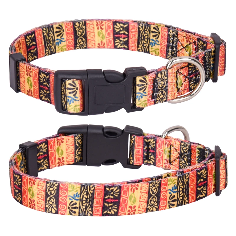 thumbnail image 1 of Collar para mascotas CP457 con estampado de flores para perros pequeños, medianos y grandes, 1 of 5