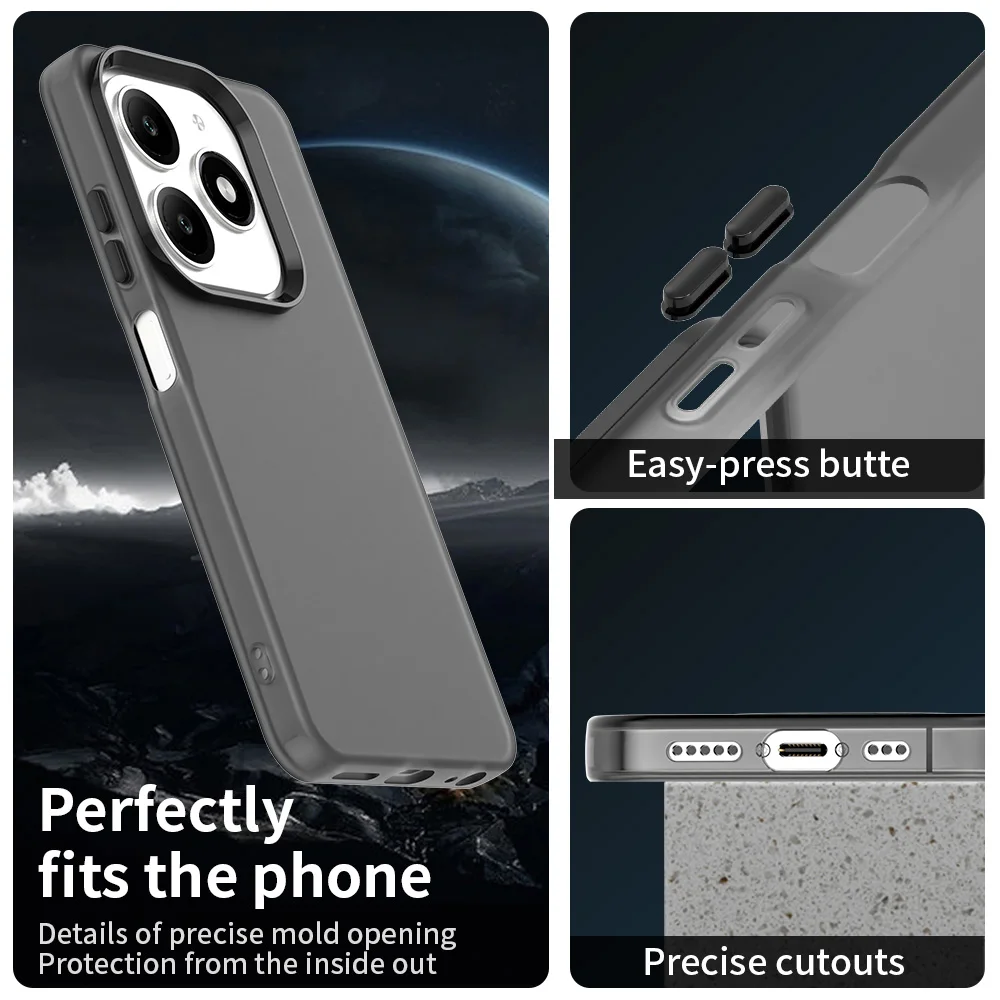 Translucent Candy Color Matte Shockproof Protective Bumper Case