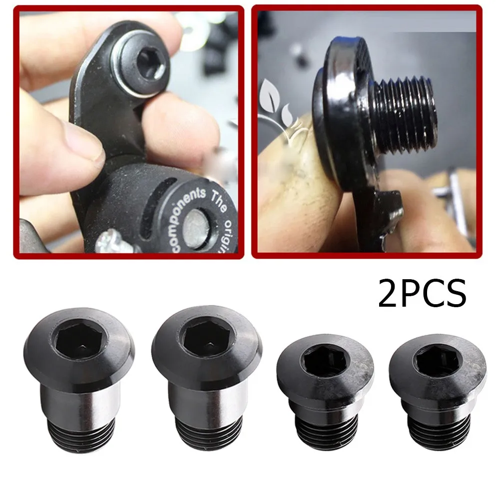 2x Bike Rear Derailleur Fixing Bolts MTB Jockey Wheel Screws Aluminum