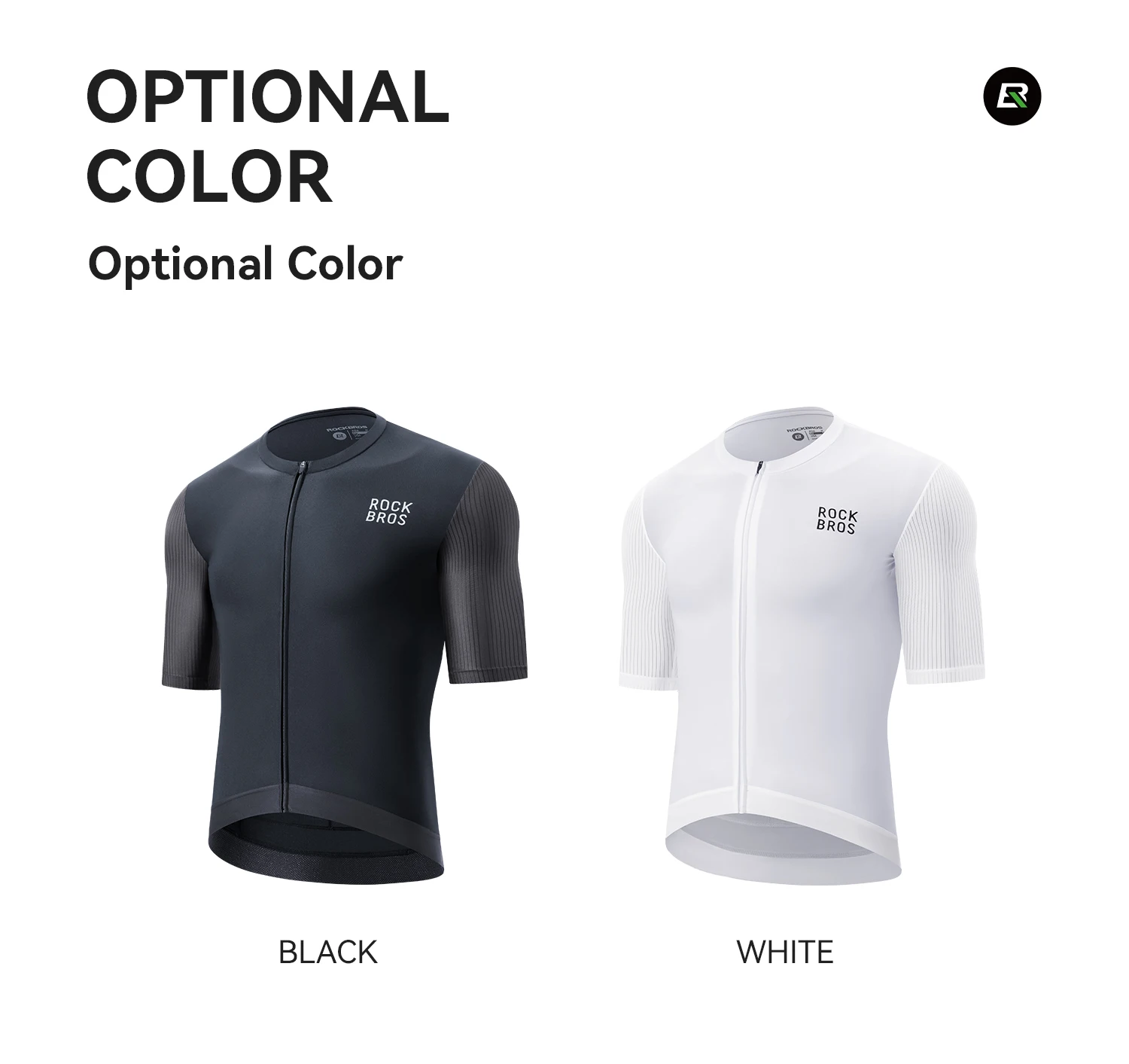 ROCKBROS Radtrikot, Sommer, kurzärmelig, atmungsaktiv, hochelastisch, schnell trocknend, Sportbekleidung, Rennrad-Kleidung, winddicht – Detail 4