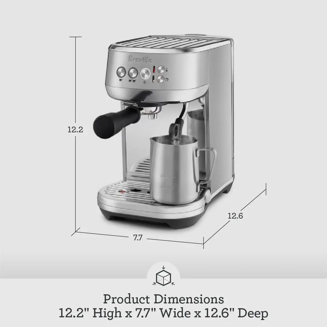 Bambino Plus Espresso Machine BES500BSS, Brushed Stainless Steel 6