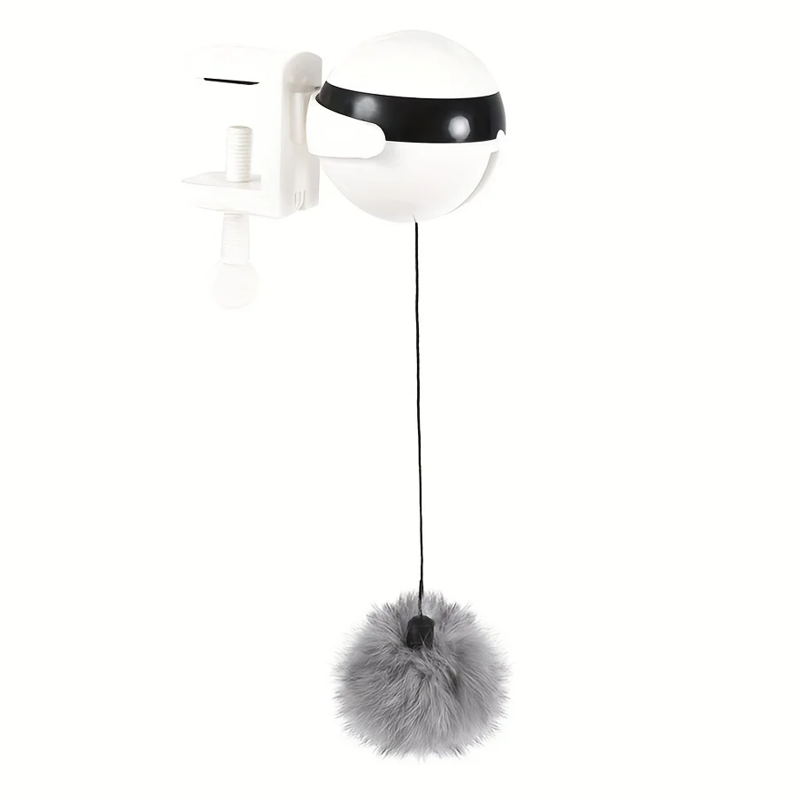 Cat Toy With Motion-Activated Lifting Plush Ball-Entertain And Exercise Your Indoor Cat