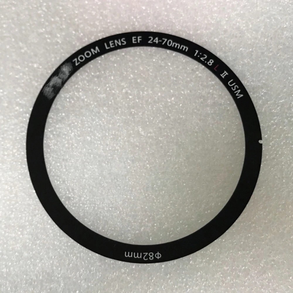 

Brand New for Canon EF 24-70 Mm F2.8L II USM Lens Makeup Name Ring Plate Label Unit with Tape Camera Accessories Repair Part
