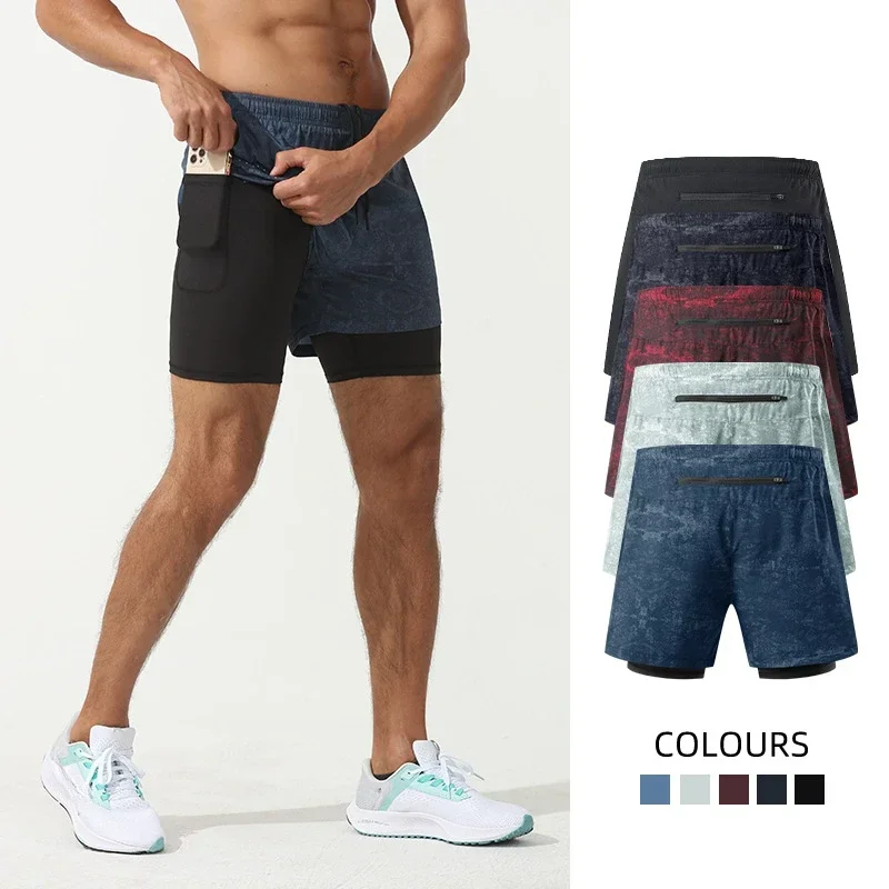 Men's Sports Short Sleeve  Pants Three-piece Thin Breathable main image 1