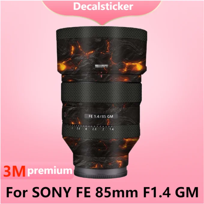 Per Sony Fe 85Mm F1.4 Gm Lens Sticker Decalcomania Protettiva Per La Pelle Pellicola Avvolgente In Vinile Cappotto Protettivo Antigraffio Sel85F14Gm 1