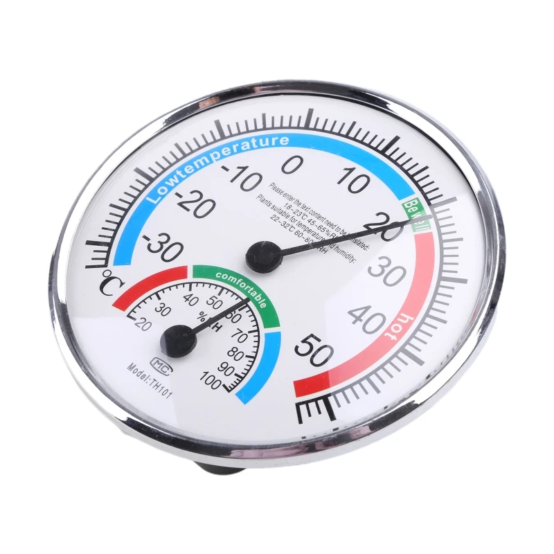Mini Indoor Thermometer Hygrometer 2 in 1 Temperature Analog Humidity  Monitor Gauge for Home Room - AliExpress