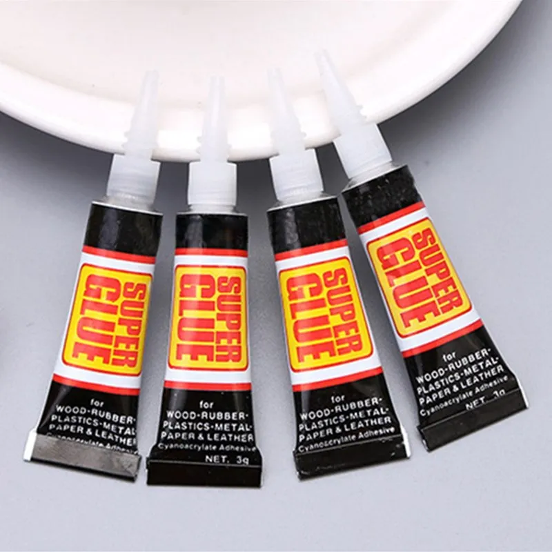 10pcs 슈퍼 액체 502 접착제 빠른 건조 강한 본드 가죽 나무 고무 금속 수리 전화 화면 접착제 크리스탈 네일 접착제 도구