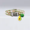 Collar Candy Avocado Pendant Cat Plaid Cat Collars Bell Cartoon Necklace Adjustable Collar for Cat Small Dog Pet Cat Accessories 2