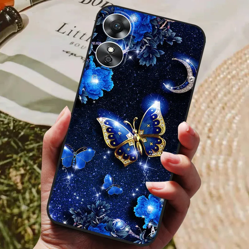 Premium Painted Soft Silicone Black Case Cover - Durable TPU Protective Coque