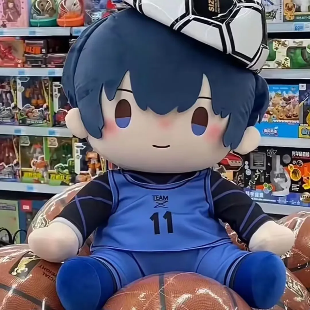 

BLUE LOCK Isagi Yoichi 40CM Game Cosplay Plush Stuffed Cotton Body Cosplay Dress Up s Monster Plushie Gift