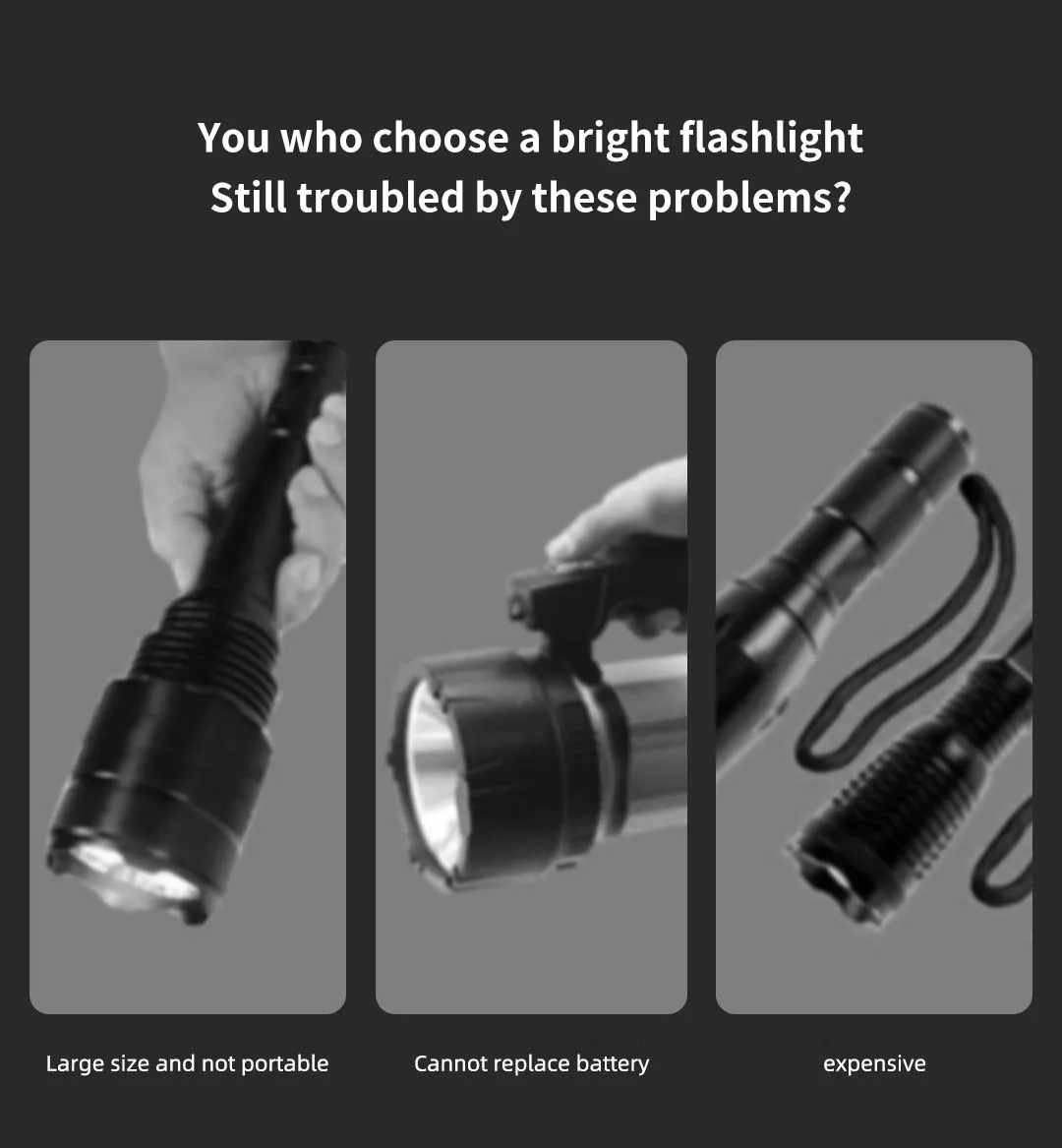 Xiaomi Nextool Outdoor Strong Light Straight Flashlight
