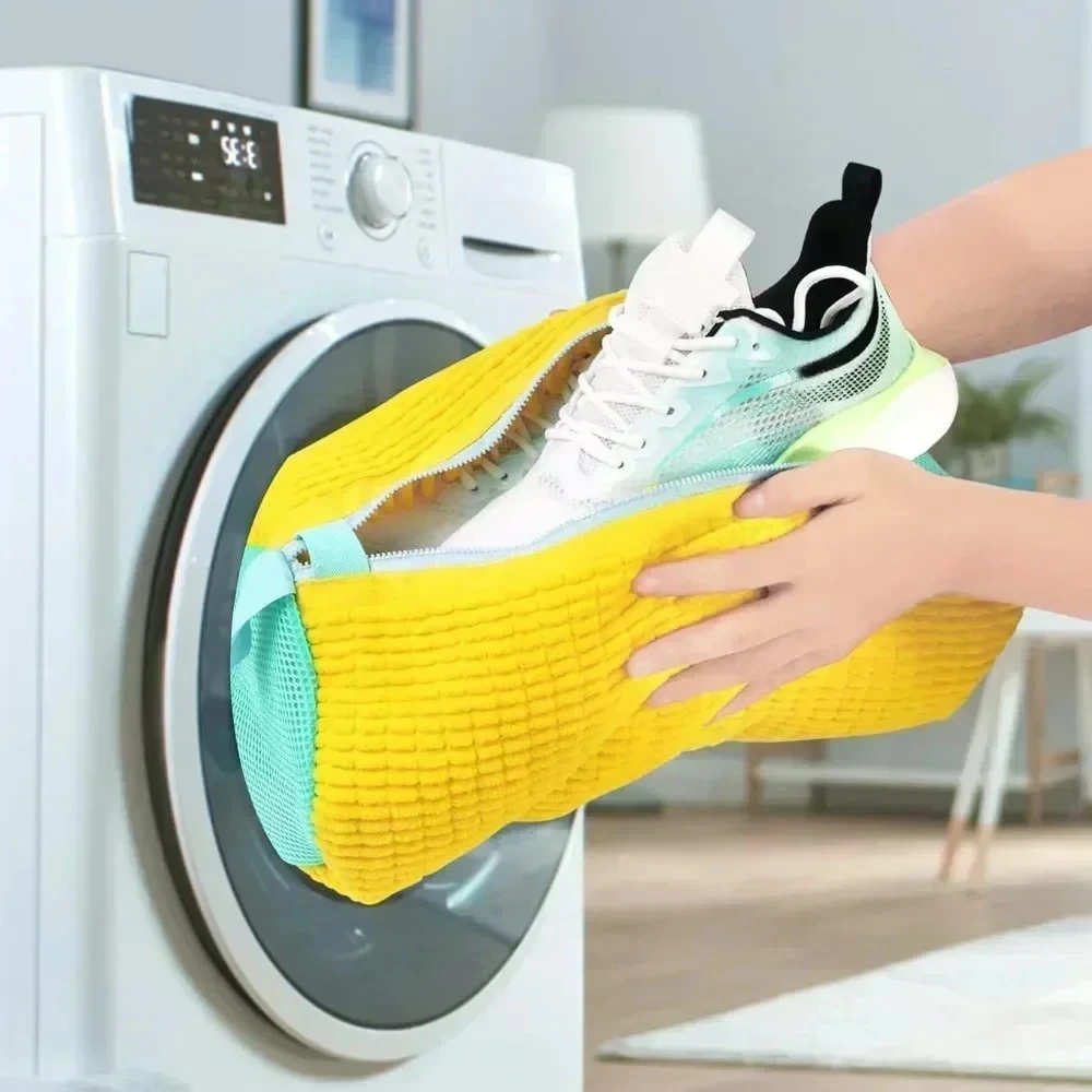 Laundry Best Way To Wash Trainers In Machine Travel Shoe Bag How