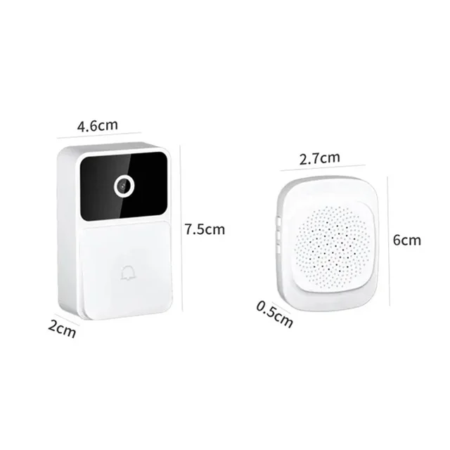 A10F-Smart WIFI Video Doorbell Camera With Night Vision HD Wireless Security Two-Way Intercom Voice Changer For Home 6