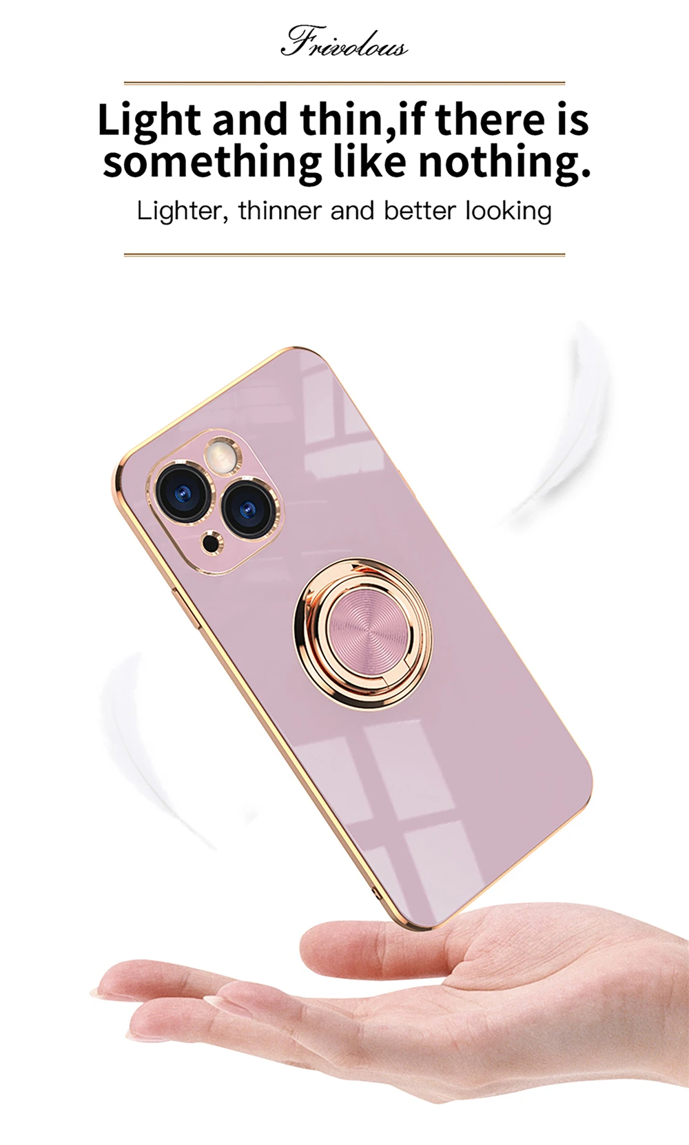 iphone 13 case clear Luxury Electroplated Case for iPhone 13 12 Pro Max Magnetic Finger Ring Holder Case for iPhone 11 XR 7 8 Plus Shockproof Cover case iphone 13 